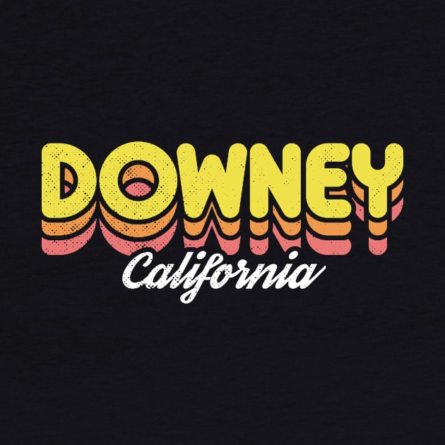 Retro Downey California by rojakdesigns